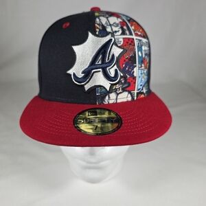 Atlanta Braves 59FIFTY New Era 2025 MLB Diamond Hero Edition Fitted 7 1/8 Hat